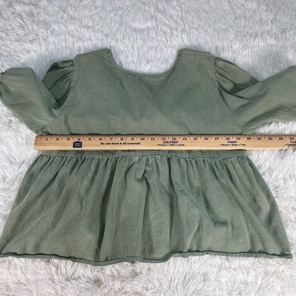 POL | SAGE TIE BACK BABYDOLL TOP - Picture 10 of 11